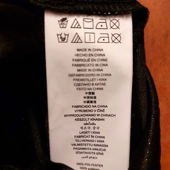 Michael Kors Pleated Silver Metallic Lamé Skirt with Elastic Waist S/M - Picture 6 of 10